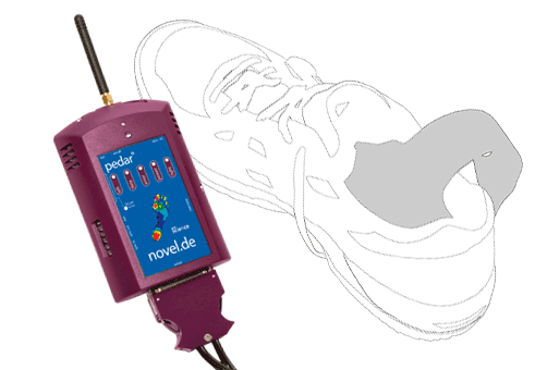 pedar® Pressure distribution inside footwear - pedography | novel.de