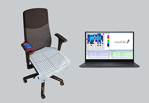 office chair pressure mapping - Pressure measurment for office chair- body pressure on chair