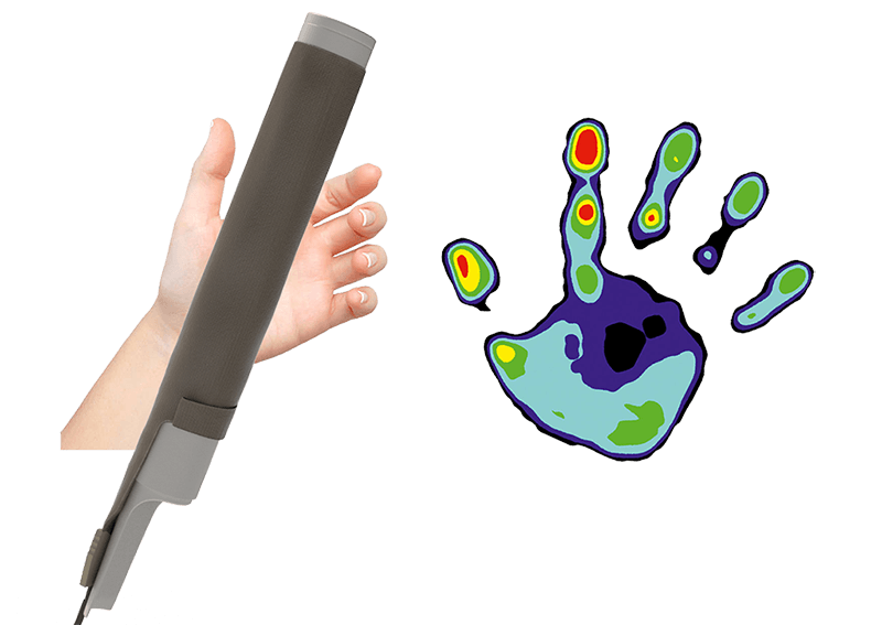 Manugraphy - hand pressure assesment