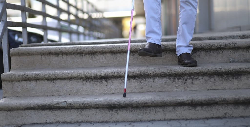 haptic help for blind people by sensors